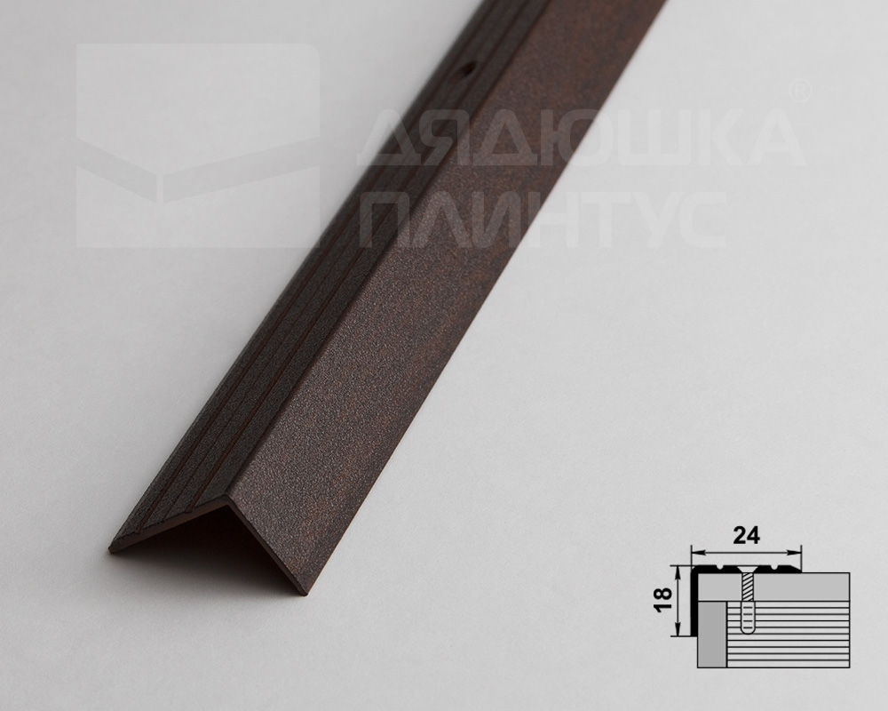 Порог угловой ПУ 03.1800.094 Венге