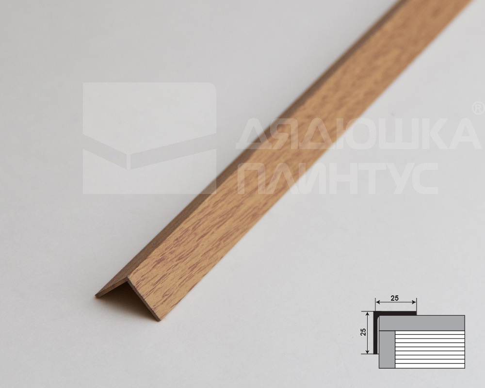 Угол декоративный 25х25 Уп 09-27.2700.584 Дуб универсальный