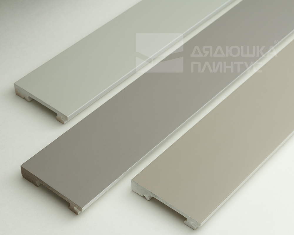 Плинтус из полистирола высокой плотности Волшебная Палочка. Окрашенная. 80мм 2м. RAL 9003