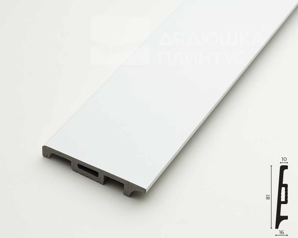 Плинтус Волшебная Палочка Самоцветы 81мм 2,0м 107