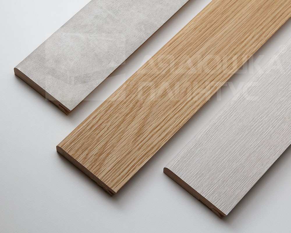 Плинтус МДФ Лука Пл 100-1МДФ.2700.Point line 24010 Дуб дакота темный