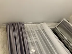 Карниз двухрядный кованый УЮТ d16мм 2,8м Белый