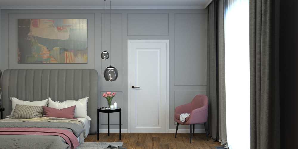 Плинтус кедр Стоунвуд. 80A 80мм 2,35м Белый