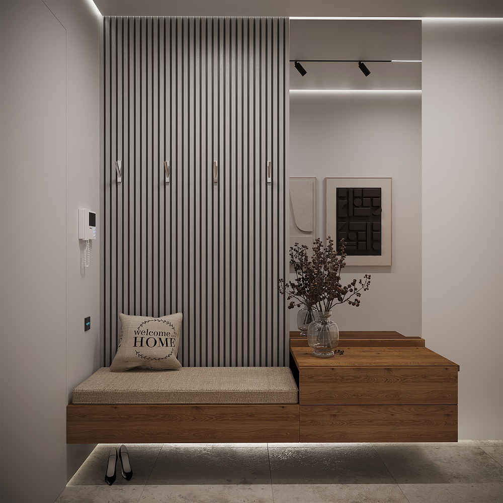 Рейка завершающая с монтажной планкой для панелей МДФ 2,75м L06 Дуб альпийский