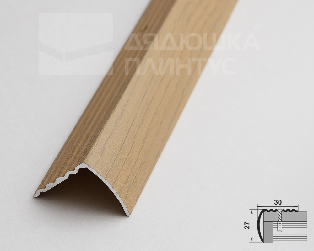 Порог угловой ПУ 04.1800.085 Клен