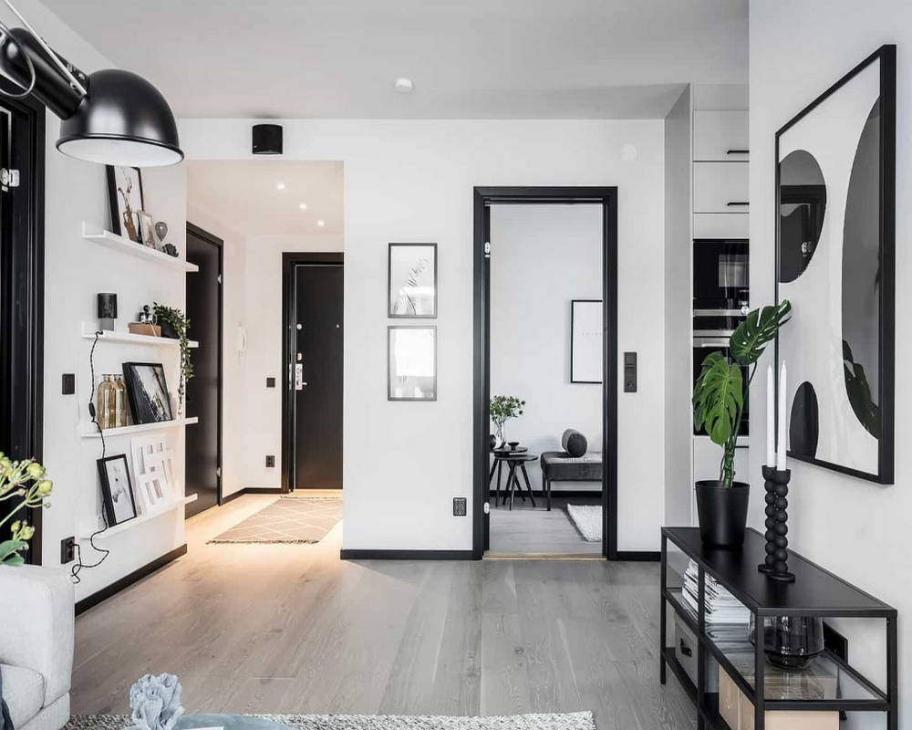 Плинтус напольный Salag Alpha 60*15*2200 мм AP61M3 Чёрный