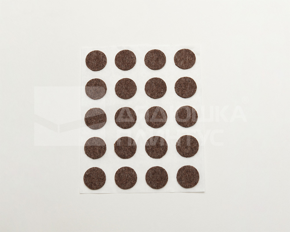 Протекторы фетровые ГРЕЙС 18мм  Коричневый