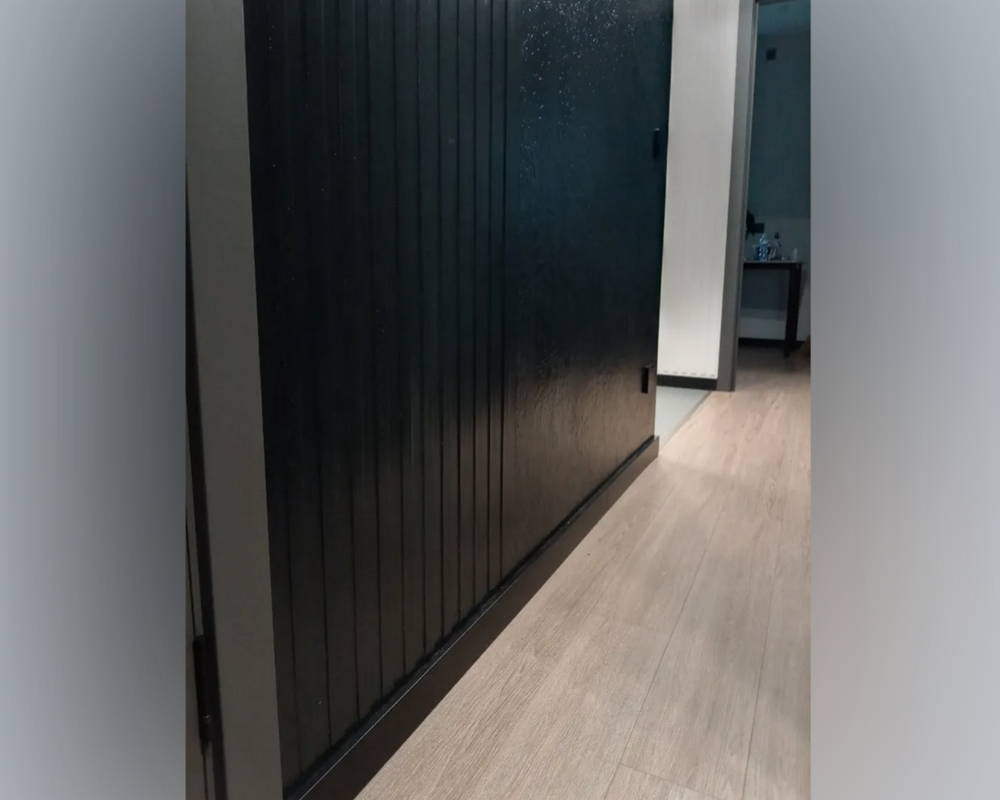 Плинтус напольный Salag Alpha 60*15*2400 мм Чёрный