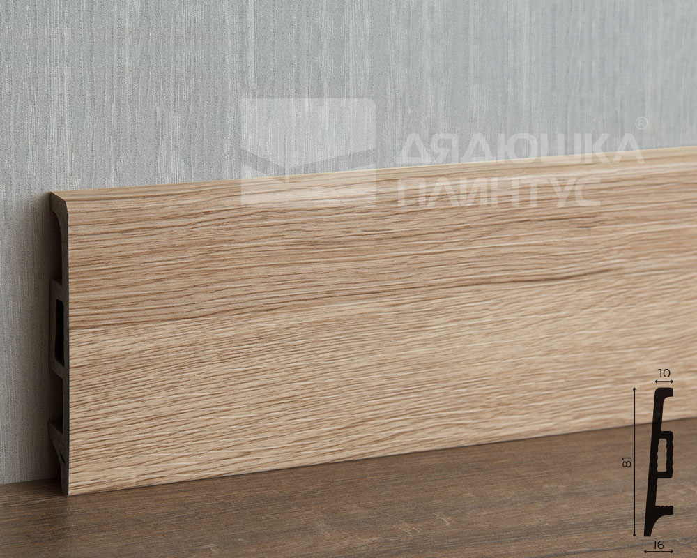 Плинтус Волшебная Палочка Самоцветы 81мм 2,0м 101