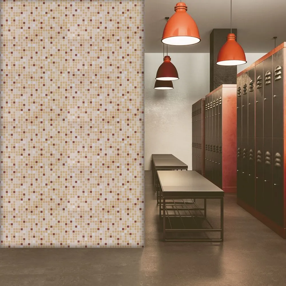 Панель самоклеящаяся ПВХ 480*480 15шт/уп Мозаика Сахара. Цена указана за 3,5 м²