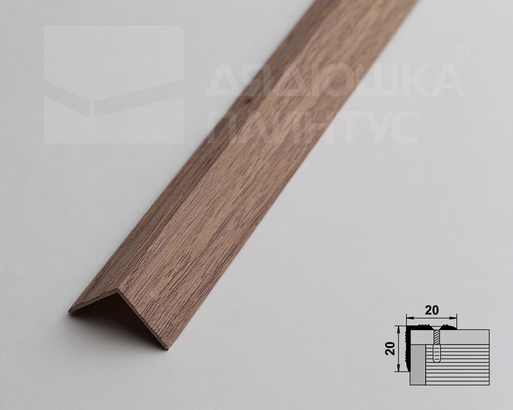 Порог угловой ПУ 05.2700.287 Дуб беленый