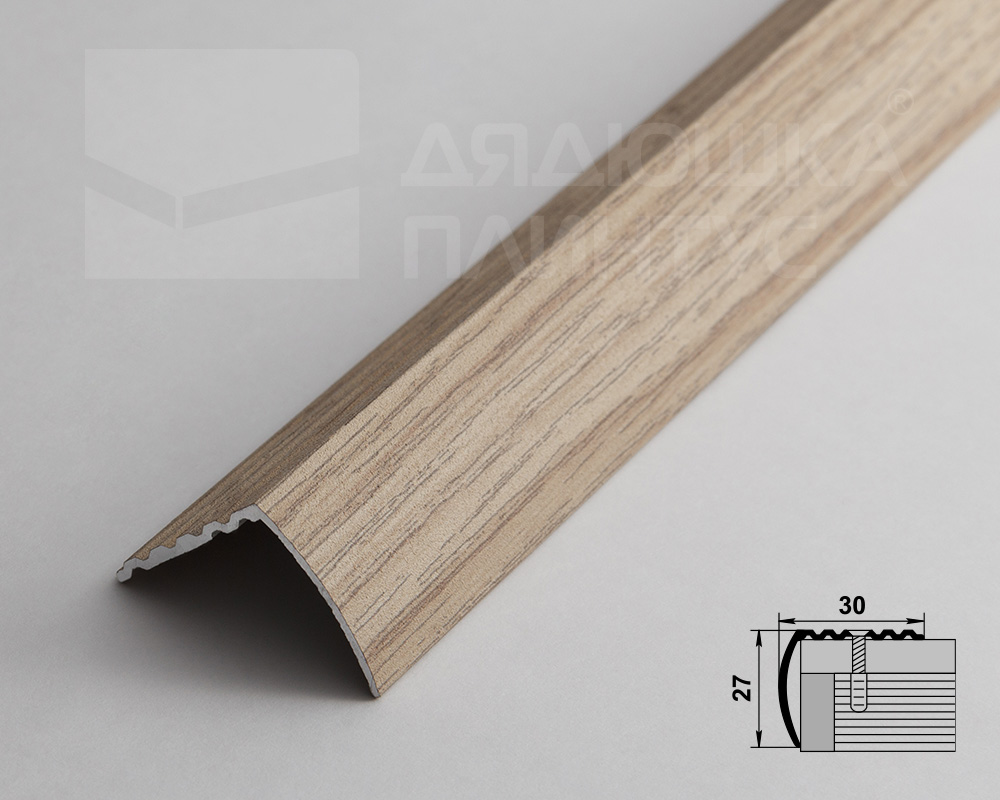 Порог угловой ПУ 04.900.089 Клен беленый