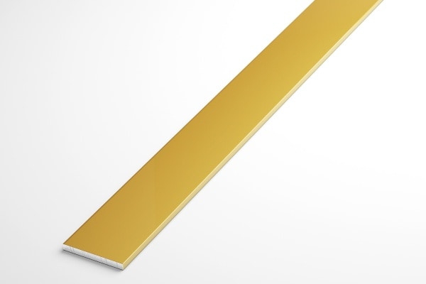 Штанга плоская 15 мм ШПл 06.2000.502л Золото. Цена за 5 штук.