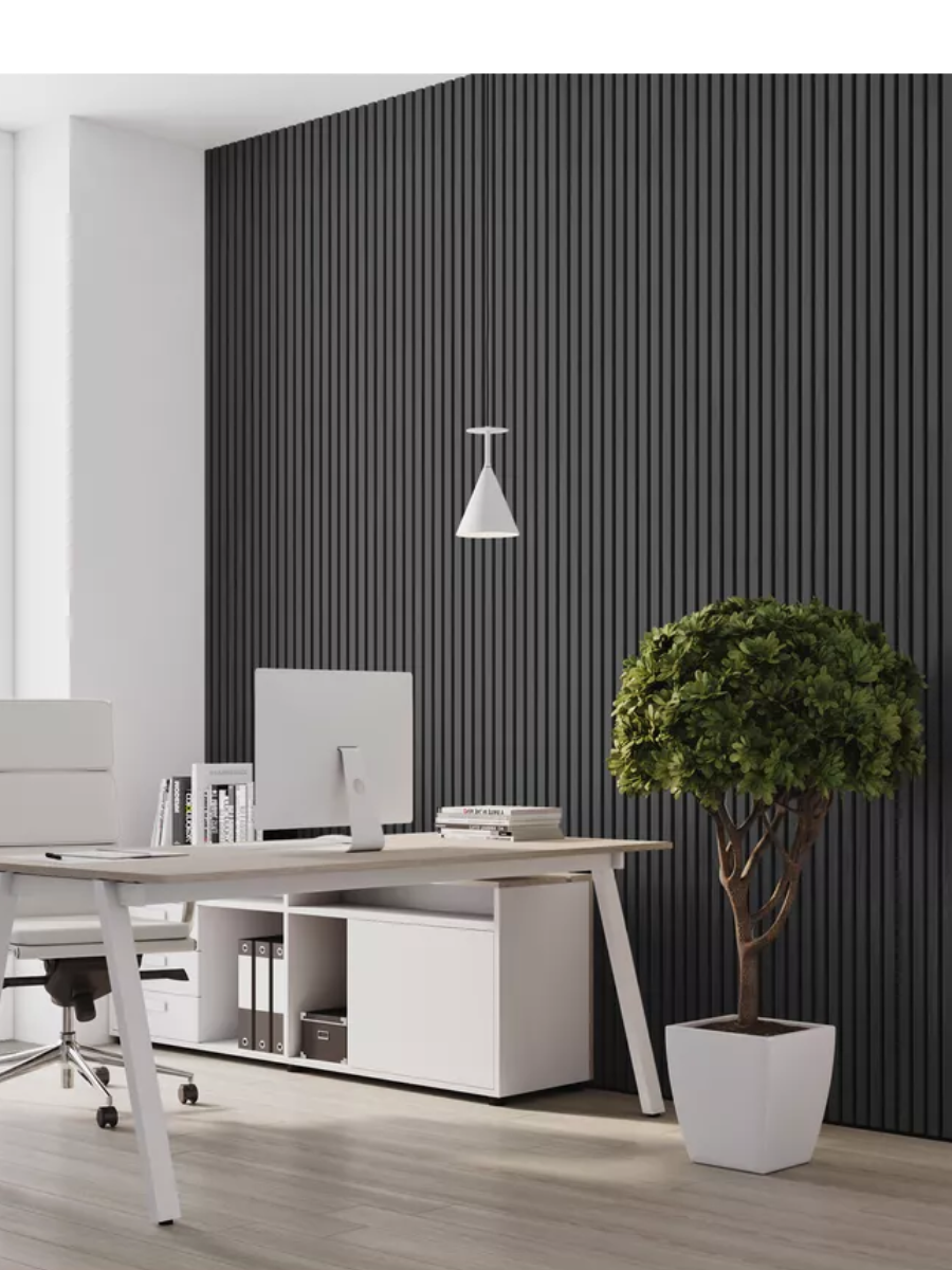 Рейка завершающая с монтажной планкой для панелей МДФ 2,75м L04 Черная