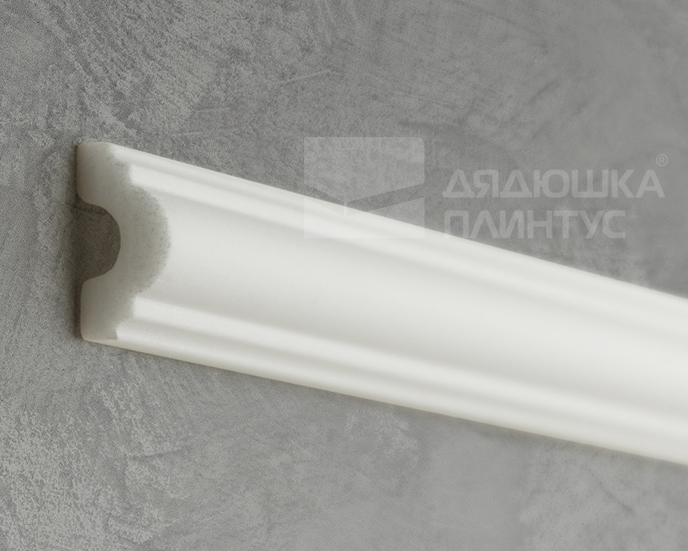 Молдинг Волшебная палочка MSST 207 25*12,5*2000 мм Белый под покраску