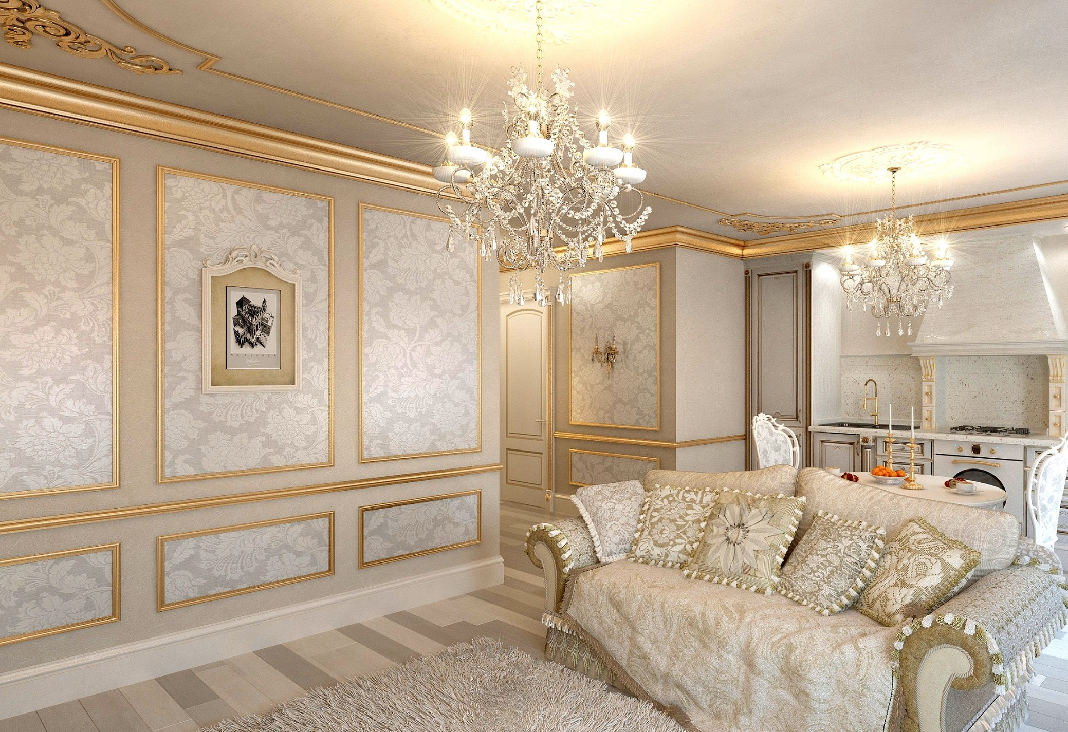 Профиль угловой 30*30 Дубай ПУ30Д