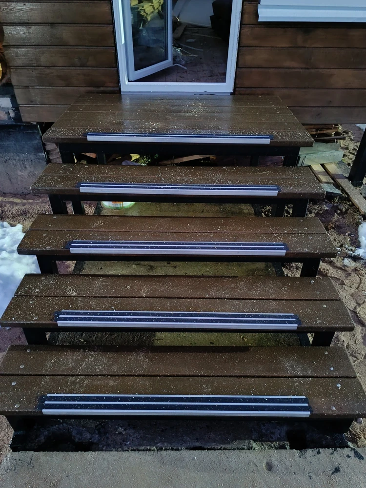 Порог угловой ПУ 07-1.1800.04л Бронза