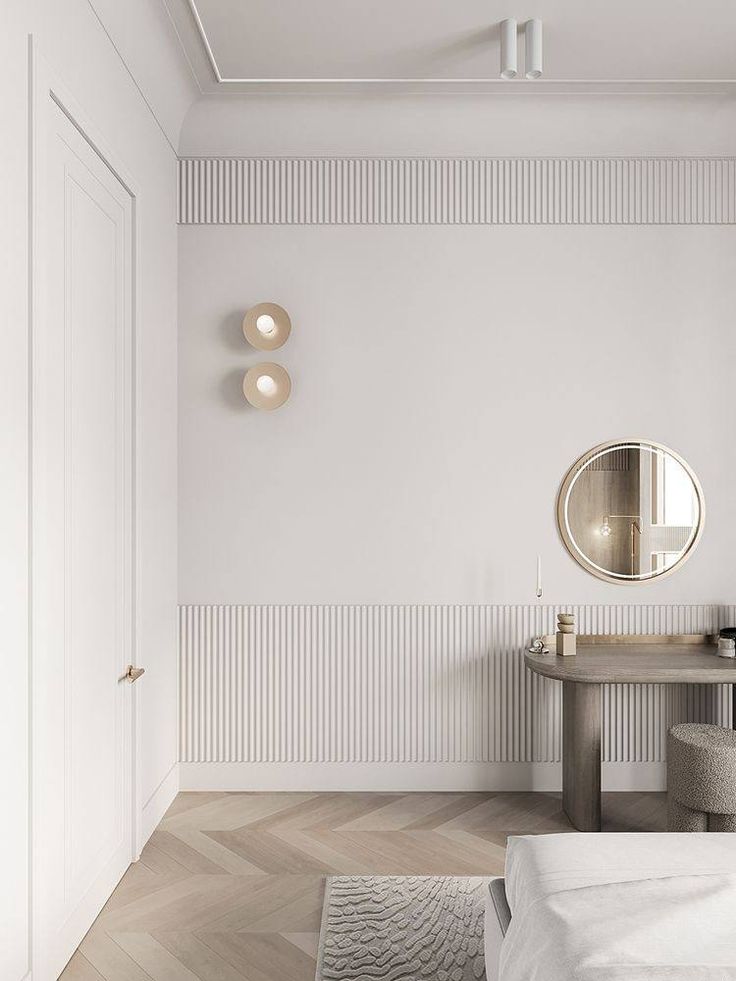 Стеновая панель Волшебная Палочка 102. 2700*120*12 мм Белая под покраску