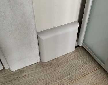 Плинтус МДФ Волшебная палочка 81402 81мм 2,4м.  Окрашенная. RAL 7036