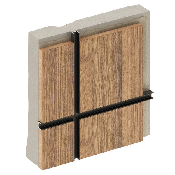 Алюминиевый теневой профиль для светодиодной ленты Decaro Engineering D007 Black 3,0 м