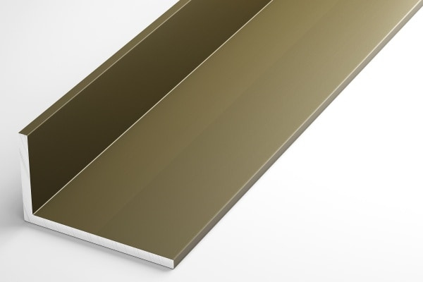 Уголок разнополочный 30х15 мм Уп 19.2000.504л Бронза. Цена за 5 штук.