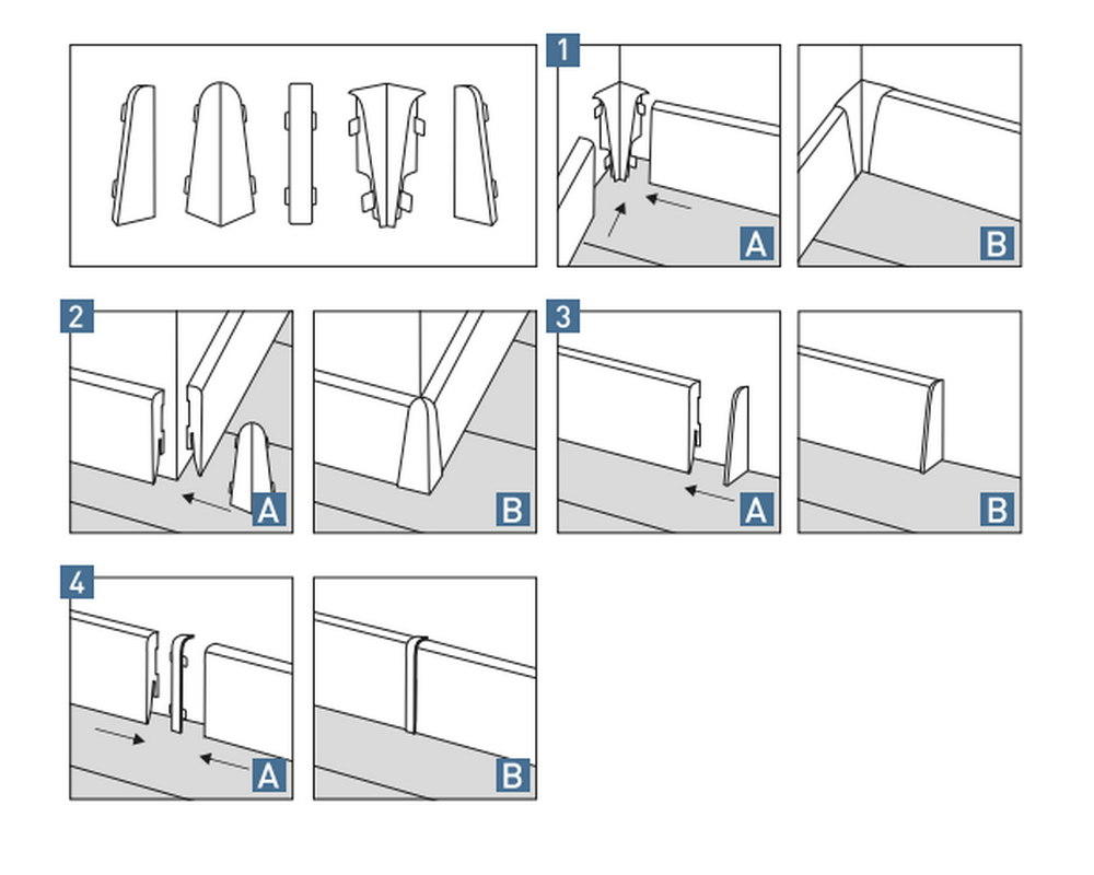Плинтус Arbiton VIGO60 162 Дуб Корнуолл 2,2 м