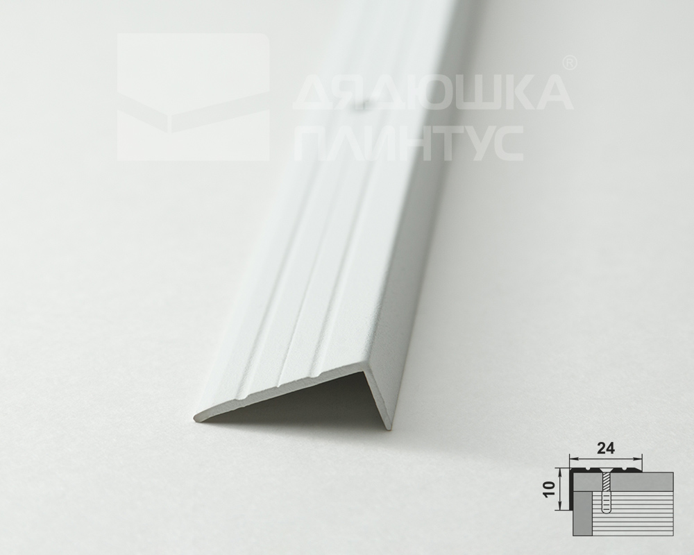 Порог угловой ПУ 01.900.16 Белый