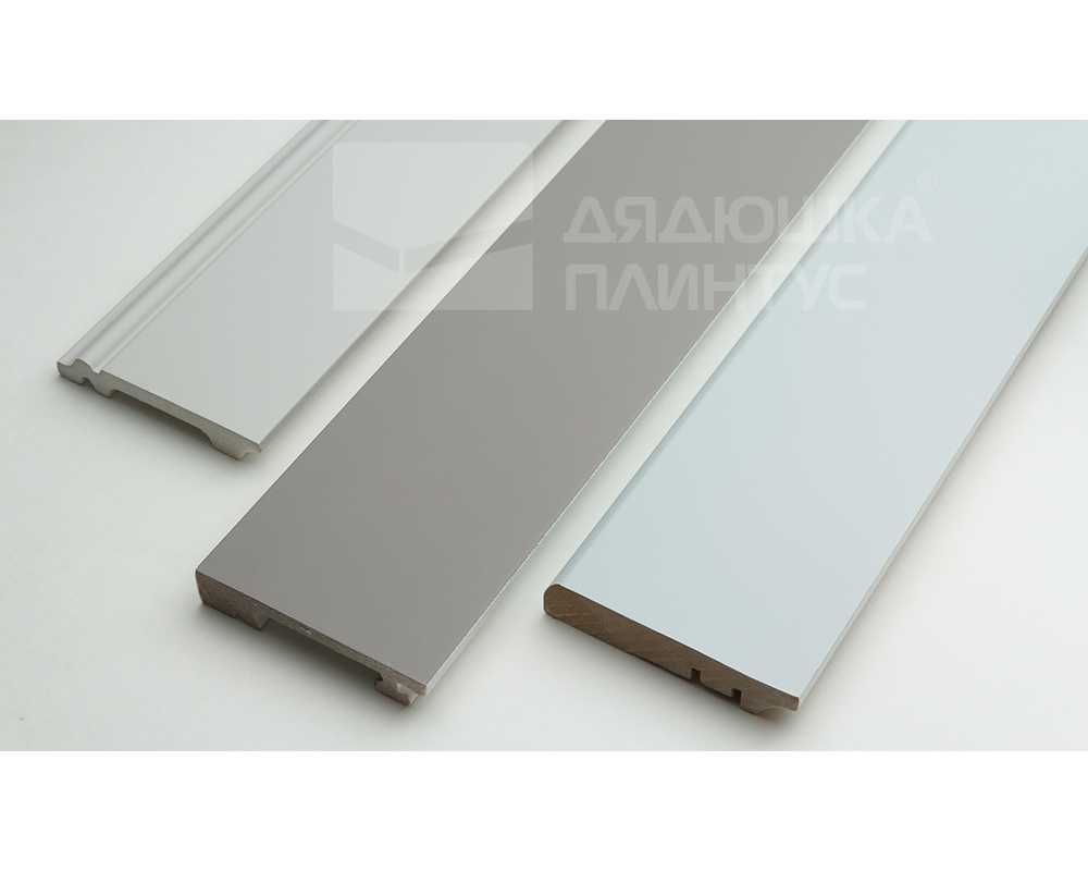 Плинтус МДФ Волшебная палочка 81402 81мм 2,4м.  Окрашенная. RAL 7036