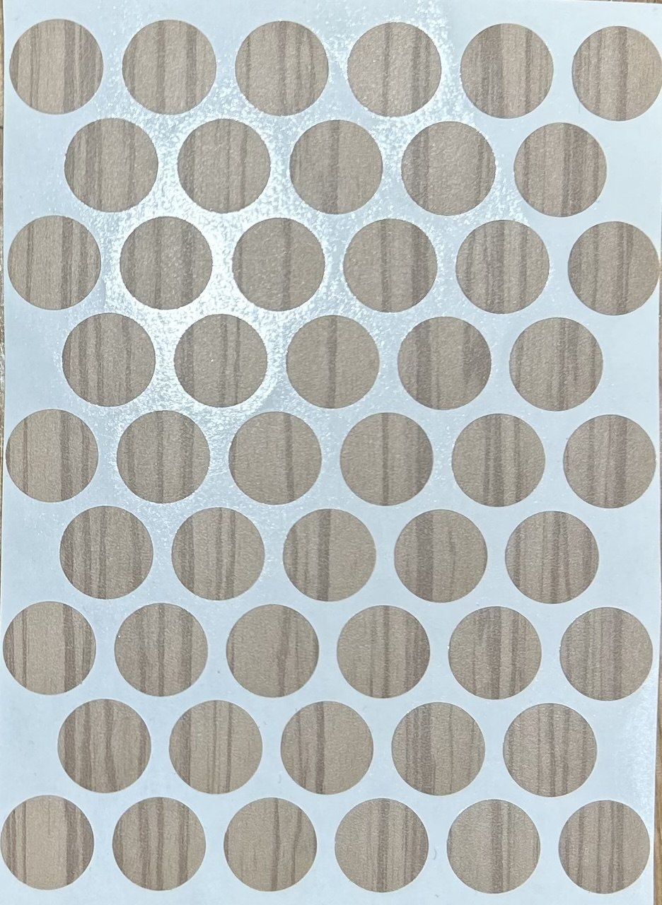 Заглушка для саморезов Зебрано светлый