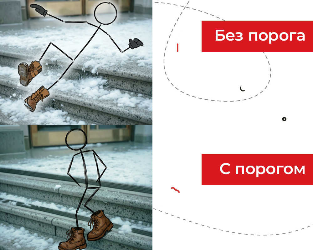 Порог одноуровневый ПС 08.2700.04 Бронза