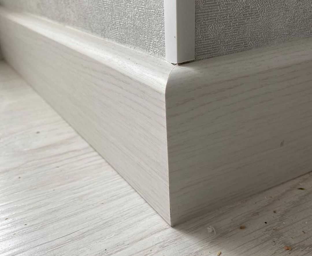 Плинтус МДФ Smartprofile Strong 80М Ривьера айс