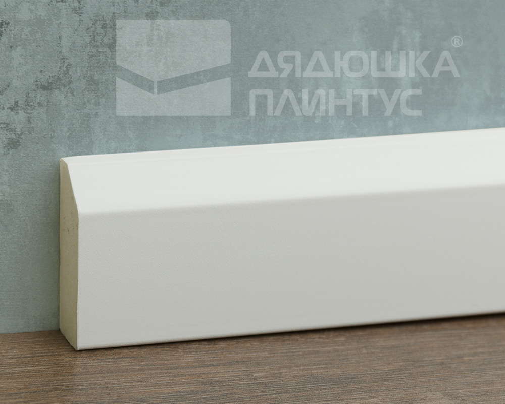 Плинтус из полистирола высокой плотности Волшебная палочка MSPOL 111 38*13*2000 Белый под покраску