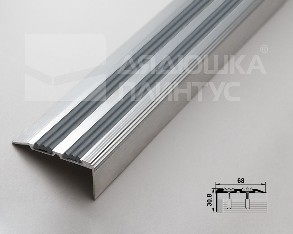 Порог угловой ПУ 07.1800.001 Алюминий