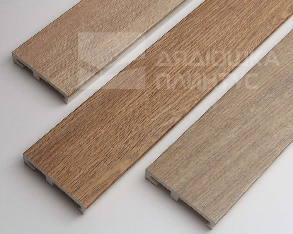 Плинтус напольный Salag Alpha 80 КП Мятный Дуб 2,4м