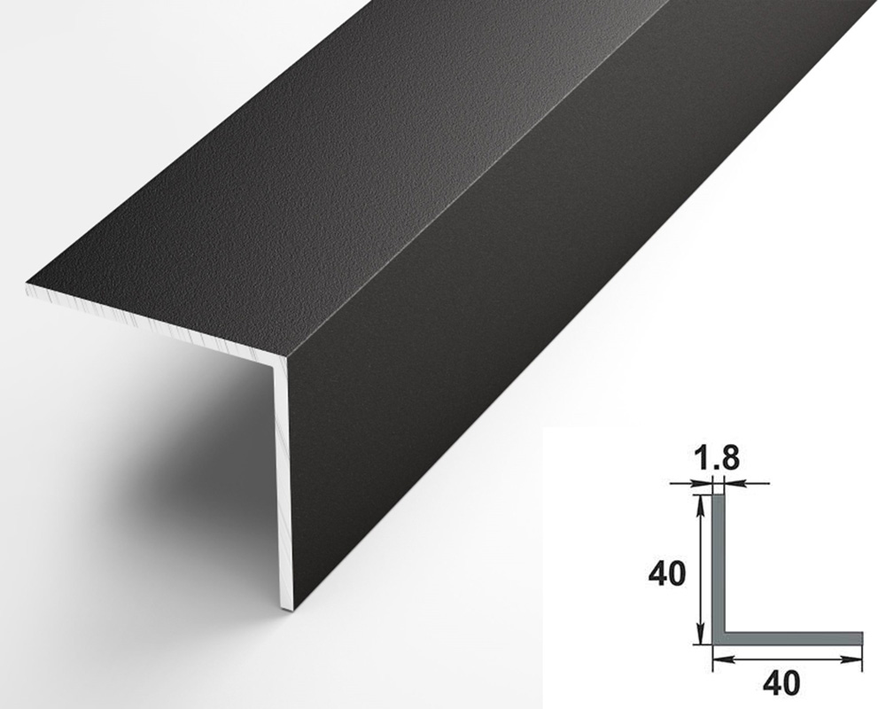 Угол декоративный 40х40 Уп 15-27.2700.515 Черный