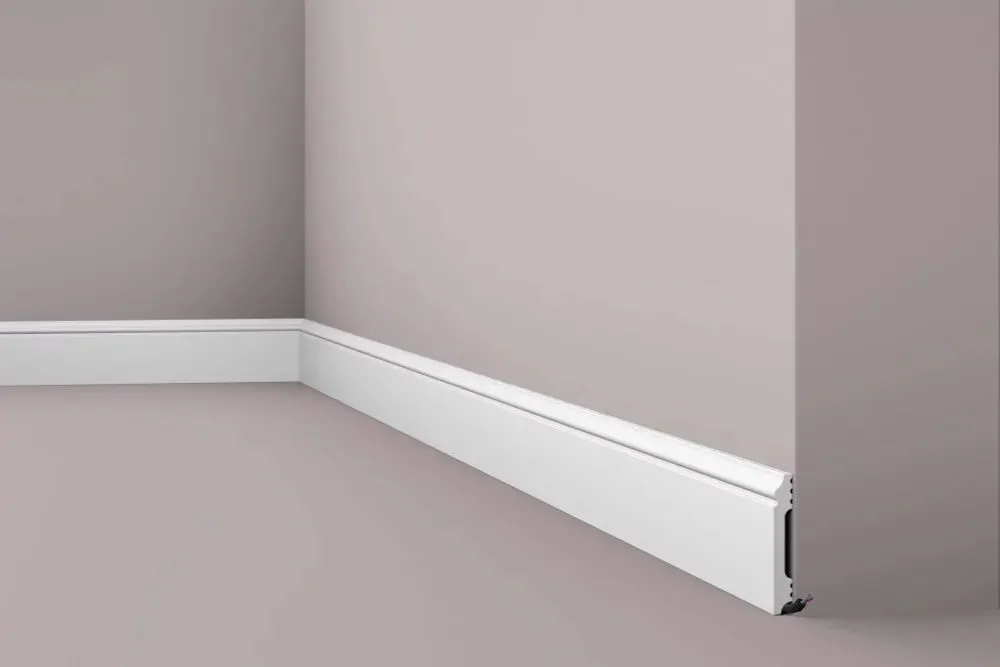 Плинтус NMC FL1 Flex Белый под покраску