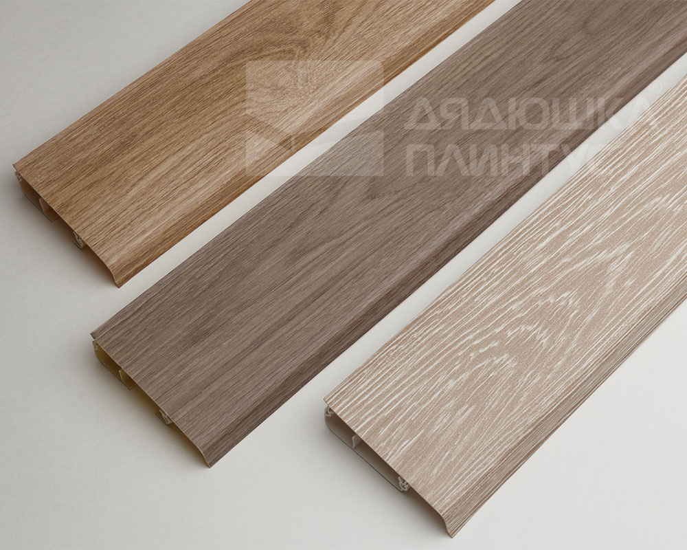 Плинтус ПВХ Salag Lima 72мм 2,5м LY0001 Дуб Сканди