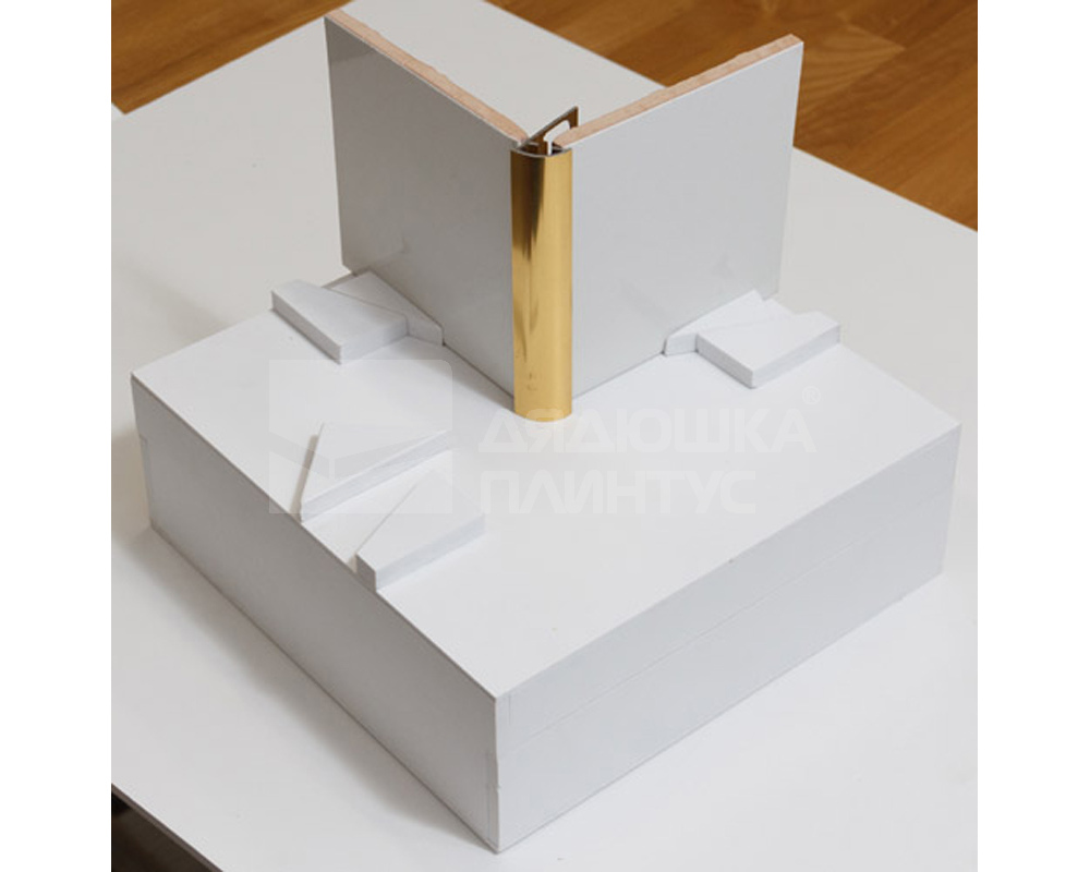 Профиль окантовочный Волшебная палочка MSPK 03-12.2700.01L 12мм 2,7м Серебро Люкс