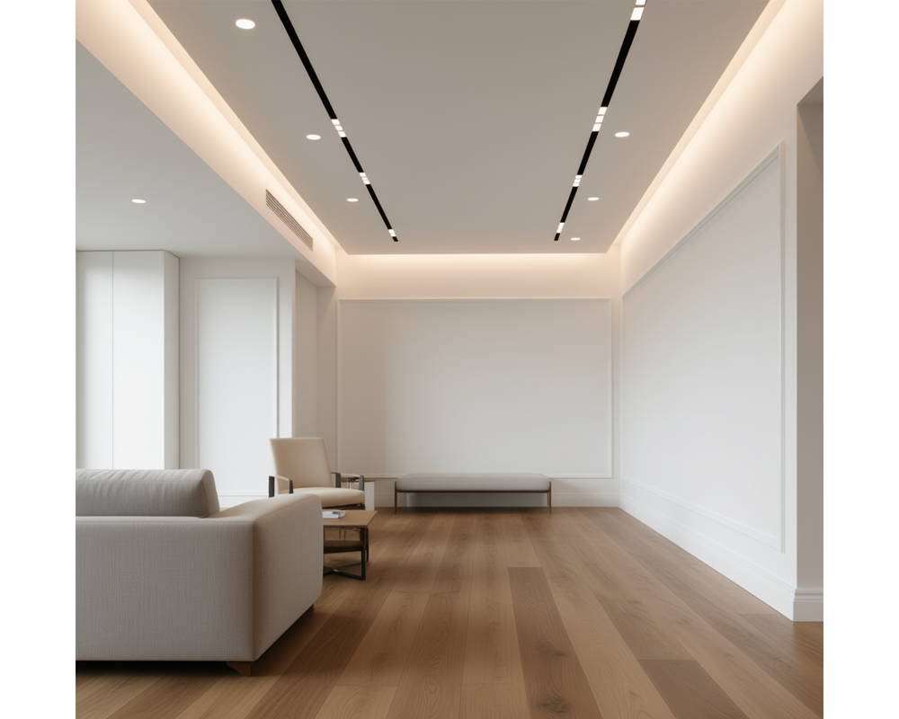 Плинтус из полистирола высокой плотности NMC Wallstyl FO1 Белый