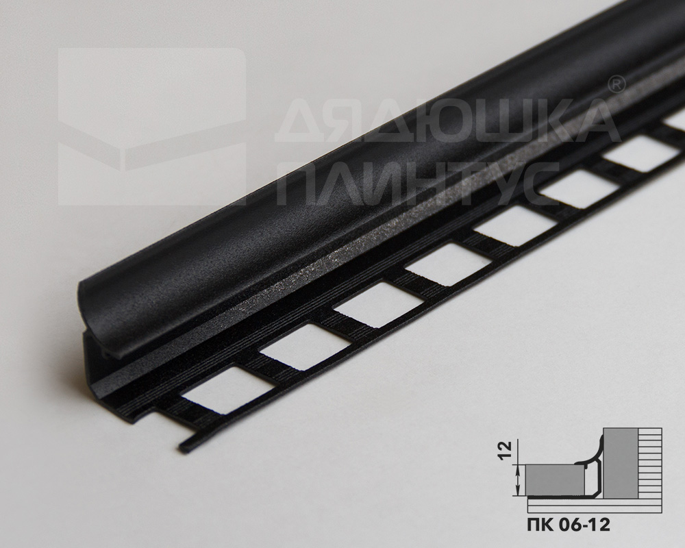 Профиль окантовочный ПК 06-12.2700.215 Черный