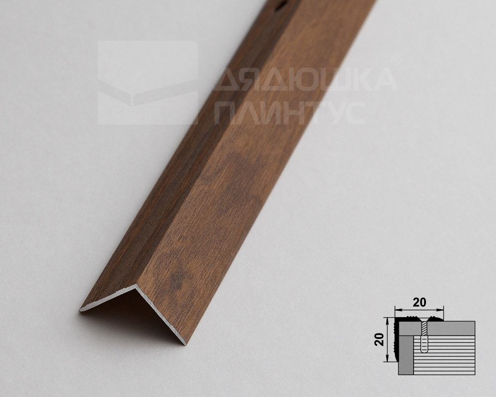 Порог угловой ПУ 05.2700.2R135 Дуб лионский