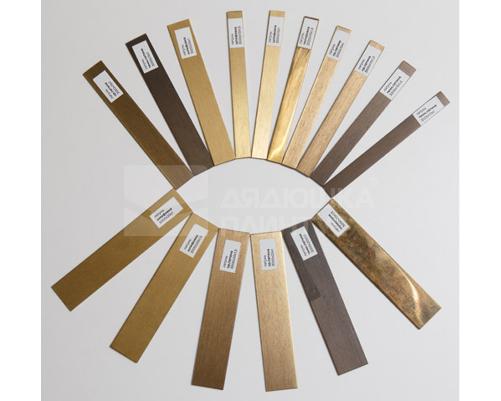 Полоса (латунь/патина средняя, 3 000х15х1)