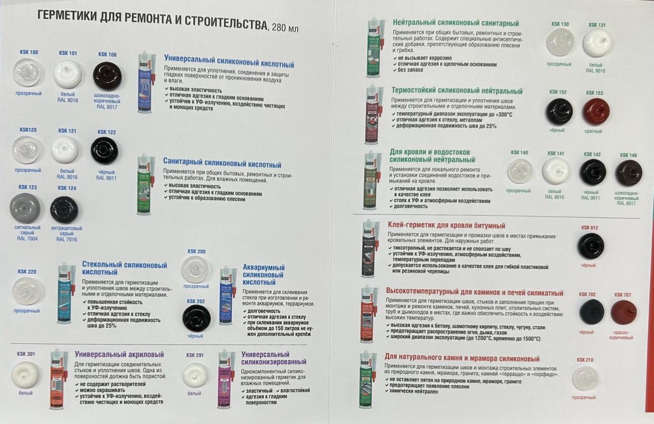 Герметик KUDO "KSK-321" для паркета Клён/Ясень 280мл