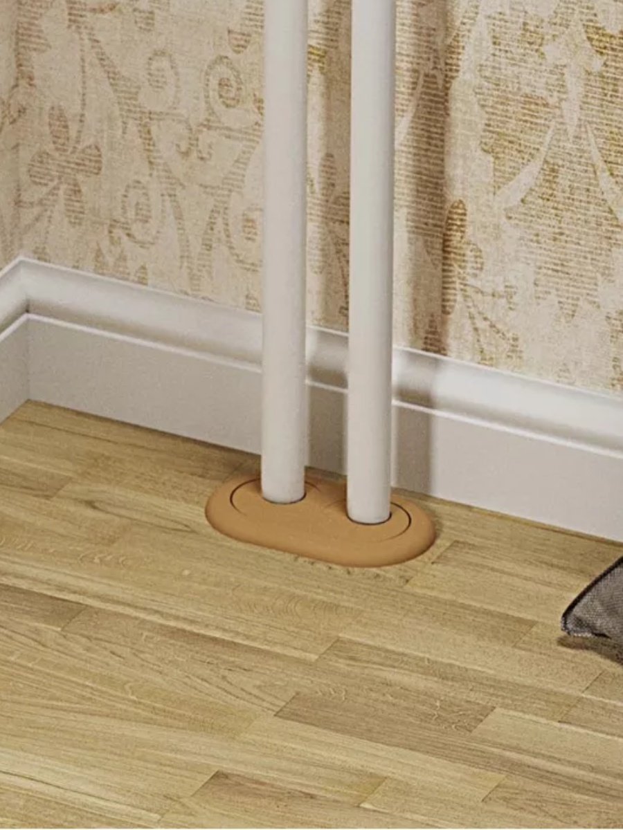 Двойной обвод для труб ПВХ d20 Бежевый